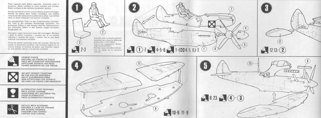 A section of the instruction leaflet.